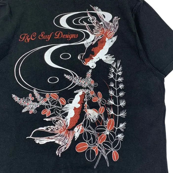 Vintage Vintage T&C SURF DESIGN Gold Fish Town Country Tee Shirt Size US L / EU 52-54 / 3 - 4 Thumbnail