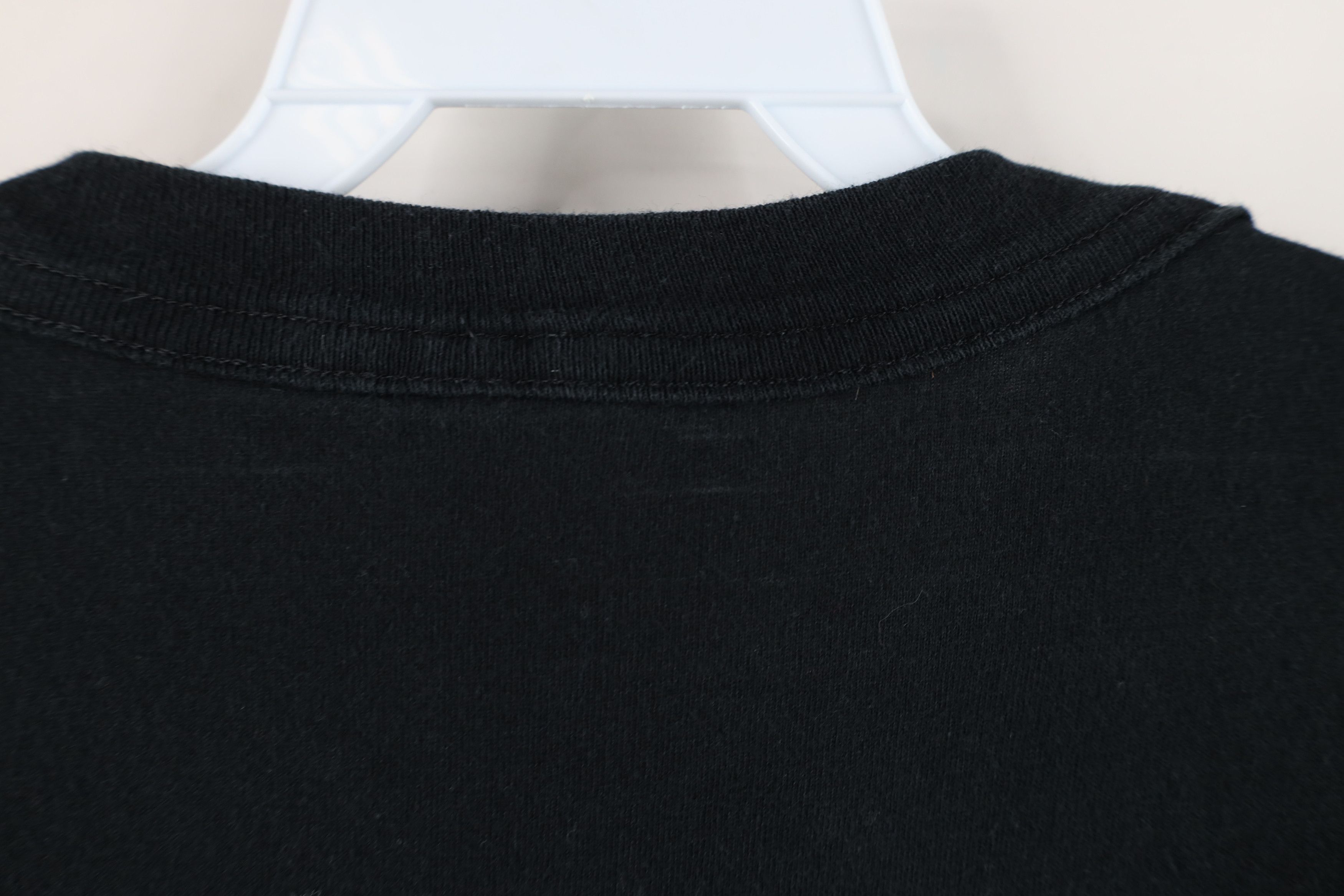 Vintage Vintage 90s Streetwear Blank Cotton Pocket T-Shirt Black Size US XXL / EU 58 / 5 - 12 Thumbnail