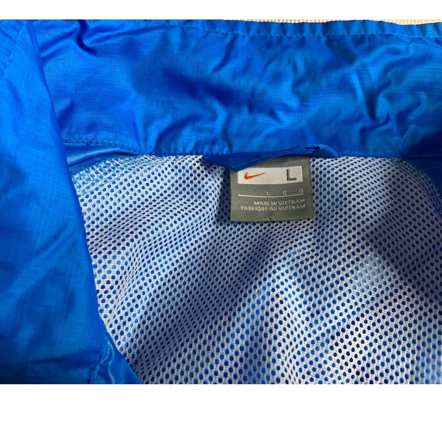 Nike Nike 1/4 Zip Windbreaker Men Large Blue Long Sleeve Pullover Size US L / EU 52-54 / 3 - 6 Thumbnail