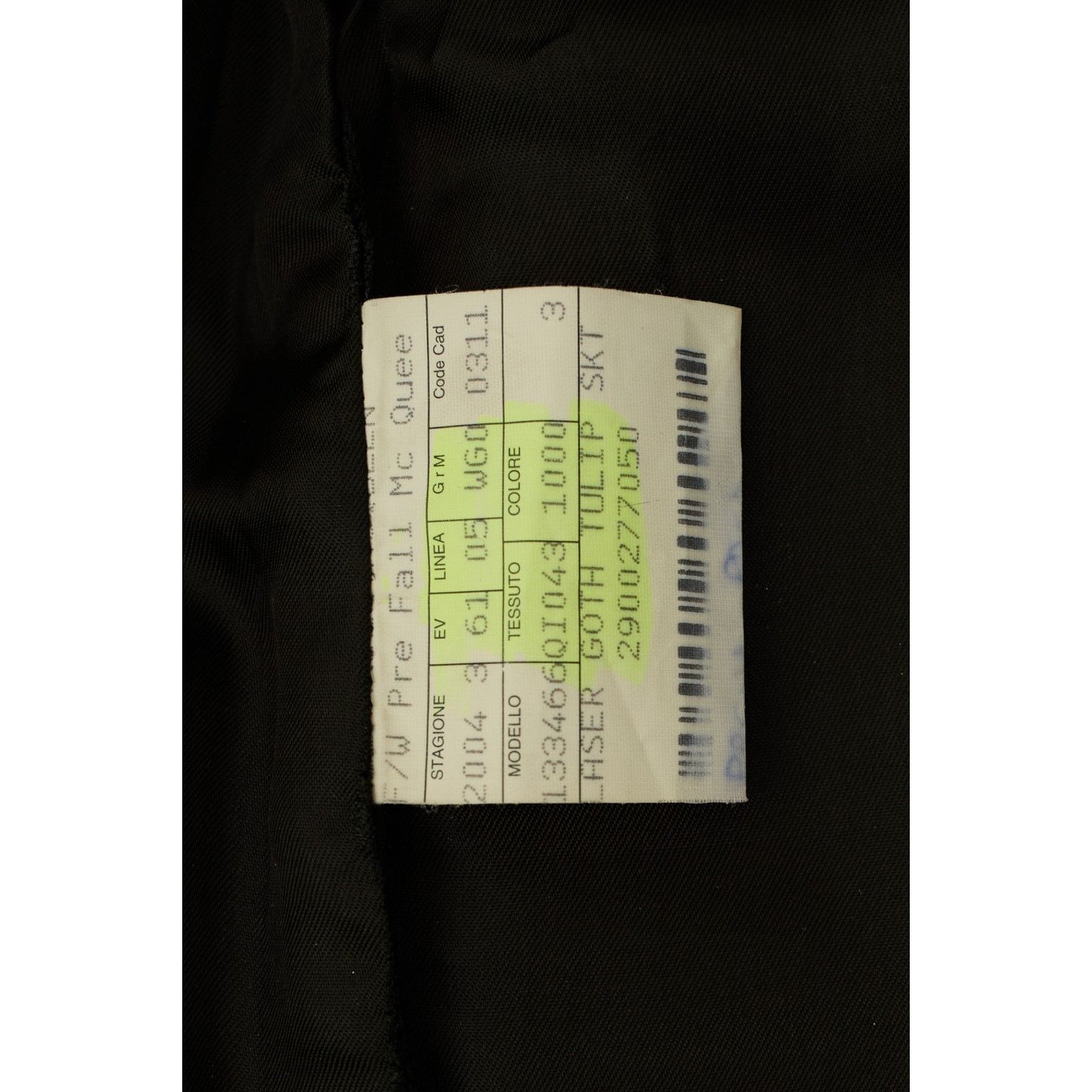 Alexander McQueen F/W 2004 Laser Cut Wool Skirt Size 28" / US 6 / IT 42 - 4 Thumbnail