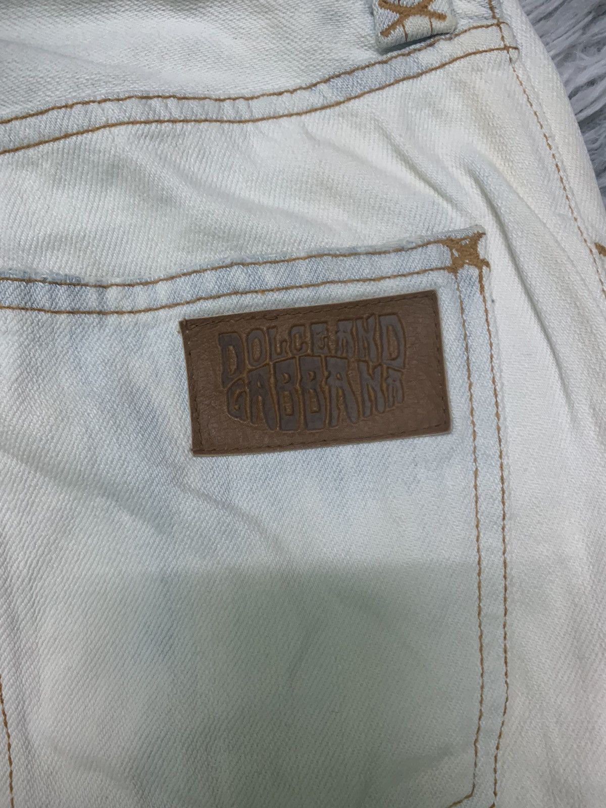Dolce & Gabbana SS 2002 DOLCE GABANNA FLARE DISTRESSED PANT Size US 30 / EU 46 - 16 Thumbnail