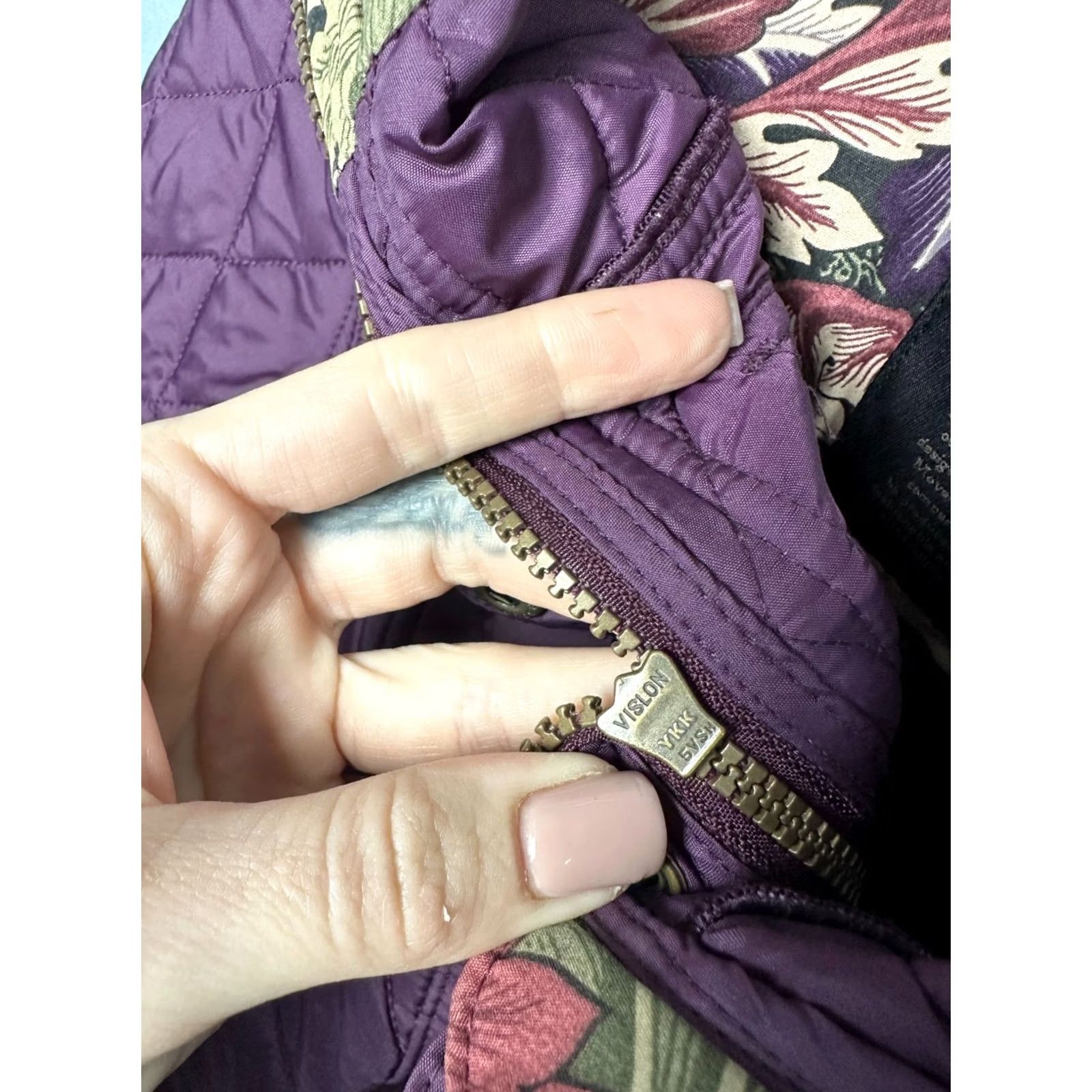 Barbour VINTAGE Barbour Ruskin Quilted Jacket Womens Barbour William Morris Jacket UK 8 QS Size S / US 4 / IT 40 - 5 Thumbnail
