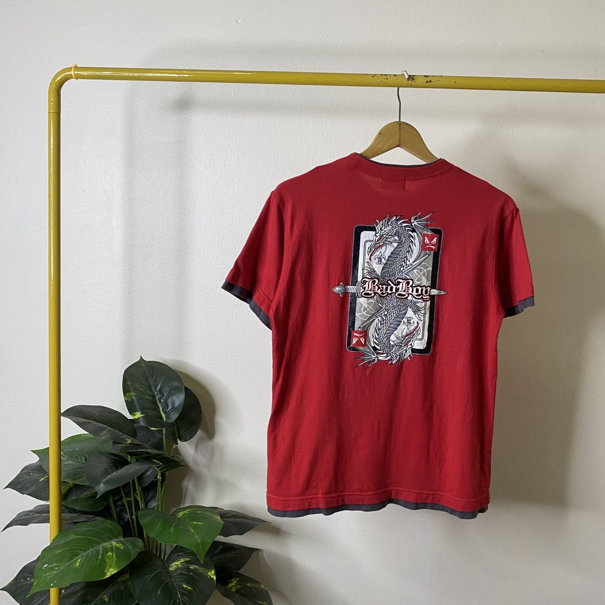 Vintage Y2K Badboy Dragon Graphic Stussy Style Jnco Southpole Tshirt Size US S / EU 44-46 / 1 - 1 Thumbnail