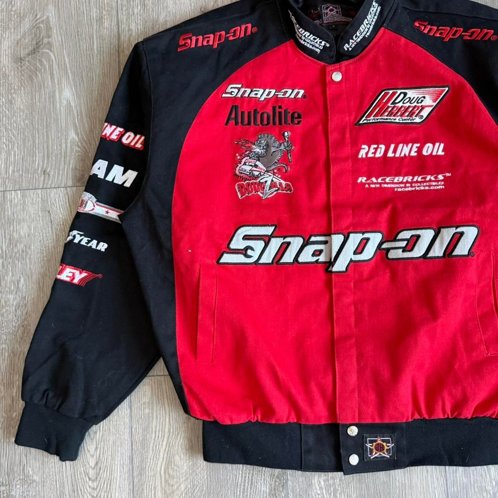 Other Vintage 90s jeff hamilton racing jacket Size US L / EU 52-54 / 3 - 4 Thumbnail