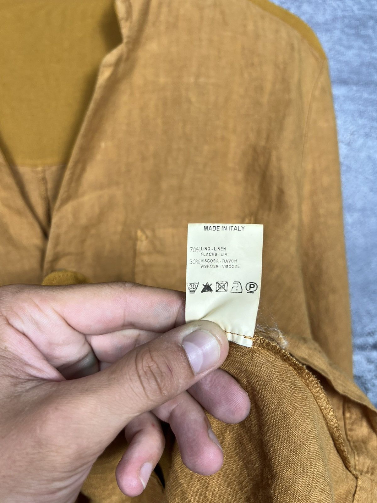 Transit Transit Par-Such Linen Blazer Jacket Size XL / US 12-14 / IT 48-50 - 10 Thumbnail