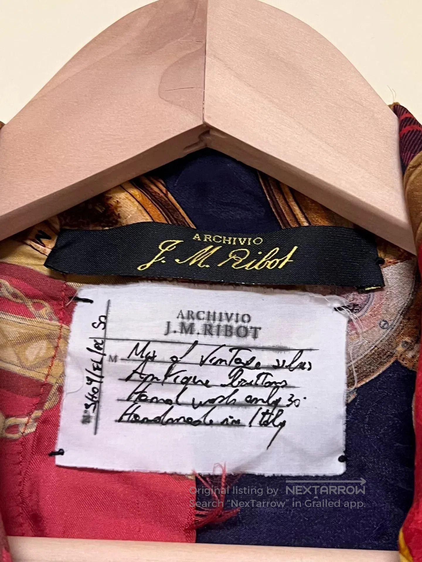Archivio J.M. Ribot Archivio J.M. Ribot Vintage Silk Shirt. Size US M / EU 48-50 / 2 - 3 Thumbnail