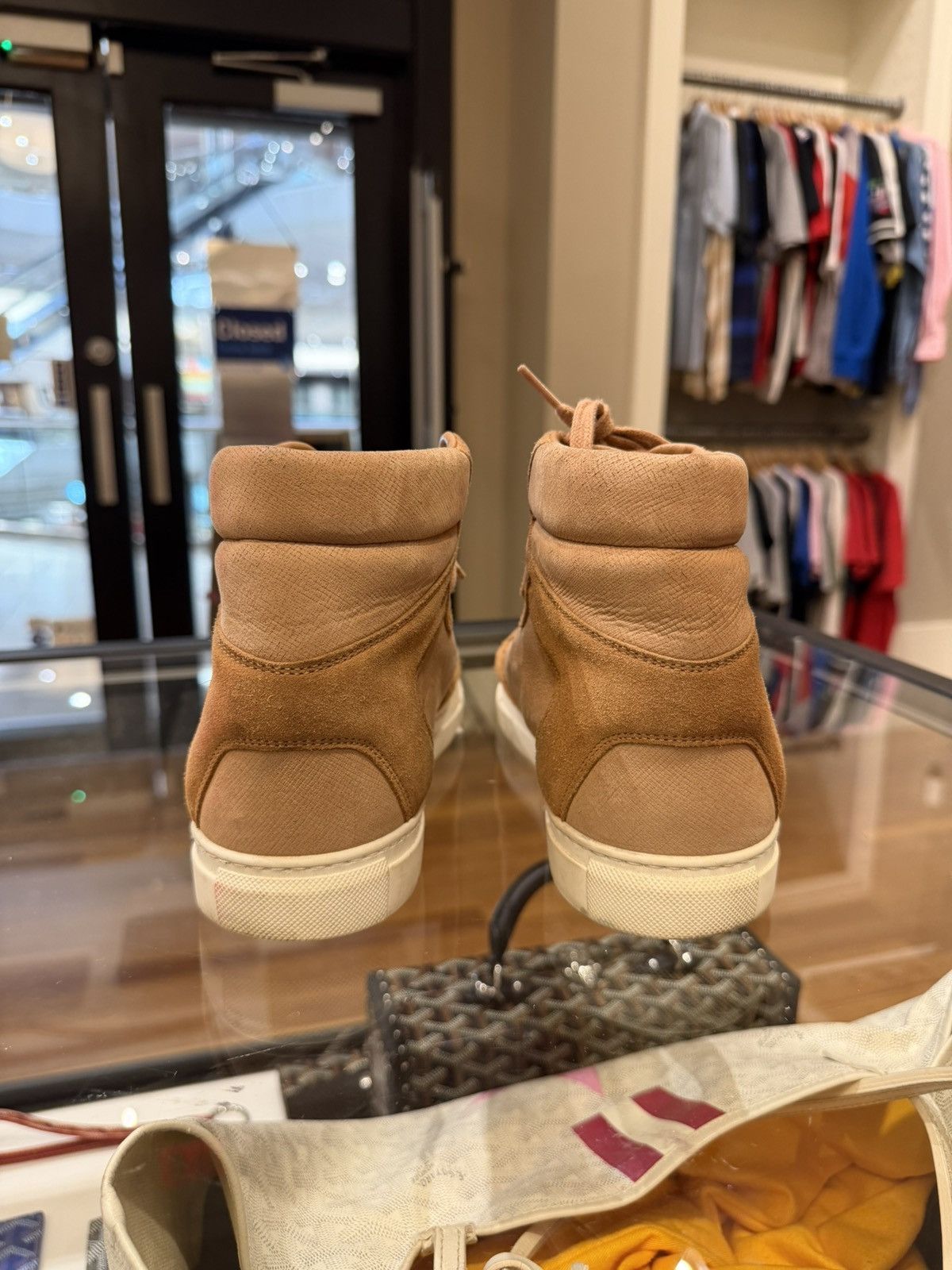Balenciaga Balenciaga Cotes Suede Wedge Sneaker -Tan Size US 8 / EU 41 - 6 Thumbnail