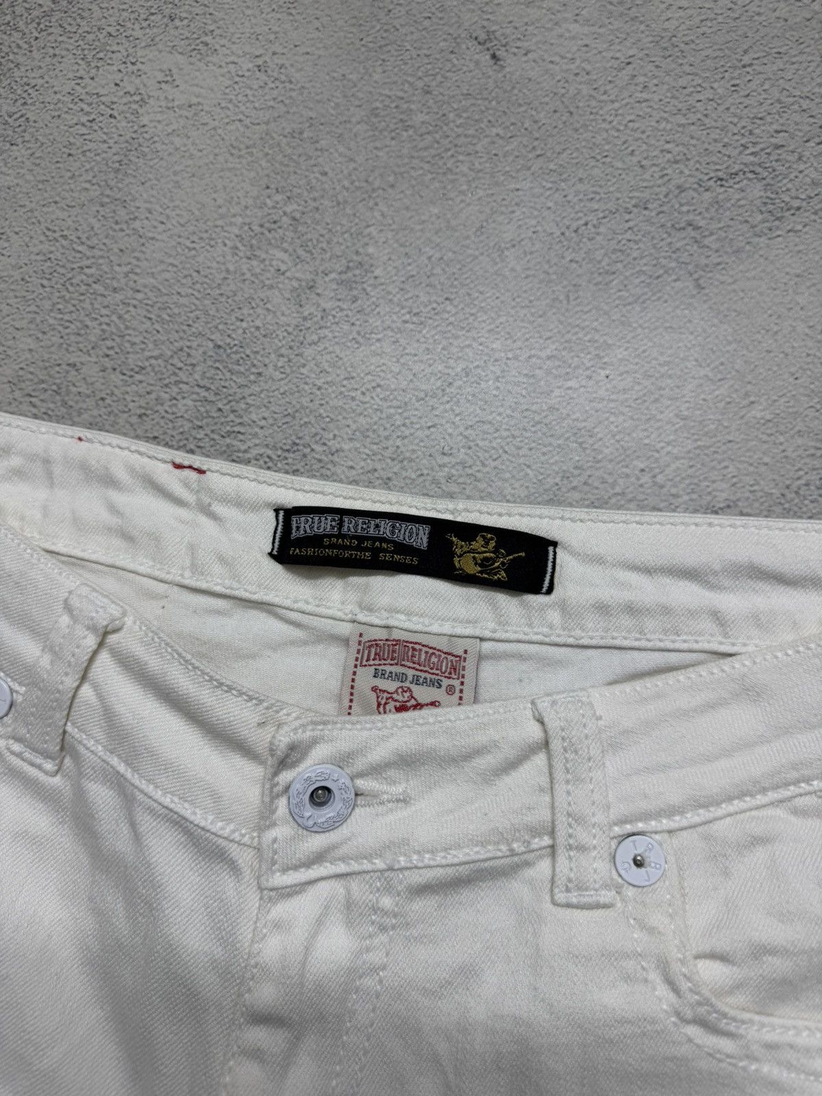 True Religion Vintage Y2k True Religion 🤍 USA Denim Jeans 90’s Size 34" / US 12 / IT 48 - 17 Thumbnail