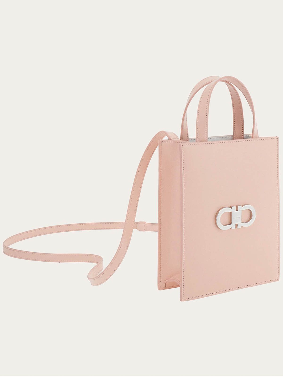 Salvatore Ferragamo o1s1rm0924 Size: OS / Mini Tote Bag in Pink Size ONE SIZE - 5 Thumbnail