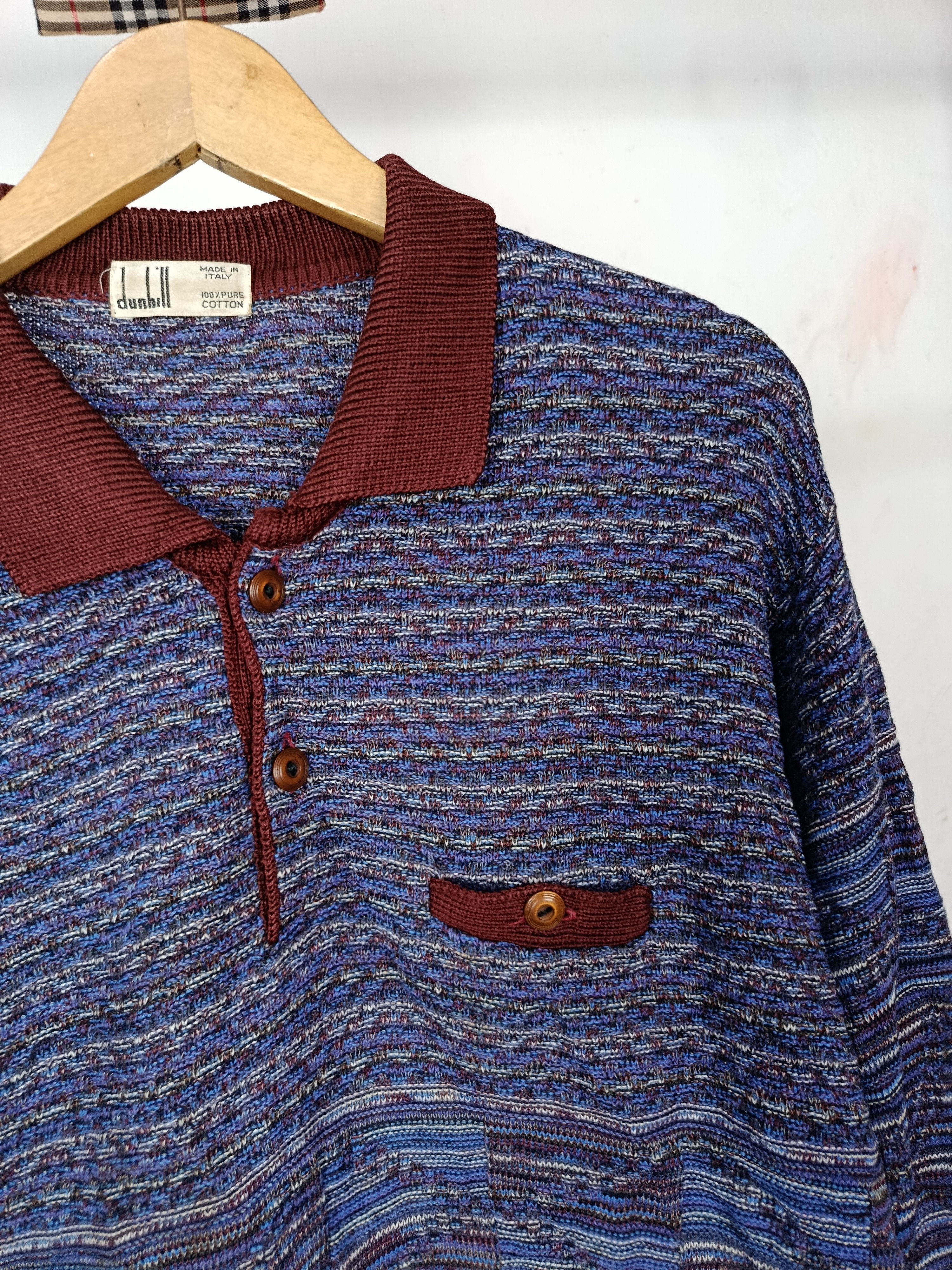 Alfred Dunhill Vintage Alfred Dunhill 3D Knitwear Long sleeve Size US L / EU 52-54 / 3 - 4 Thumbnail