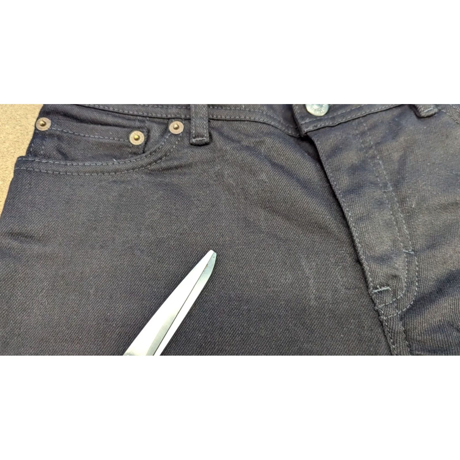 Acne Studios Acne Studios North Stay Womens Jeans W29 L29 Denim Straight Mid Rise Black Size 24" / US 00 / IT 34 - 7 Thumbnail