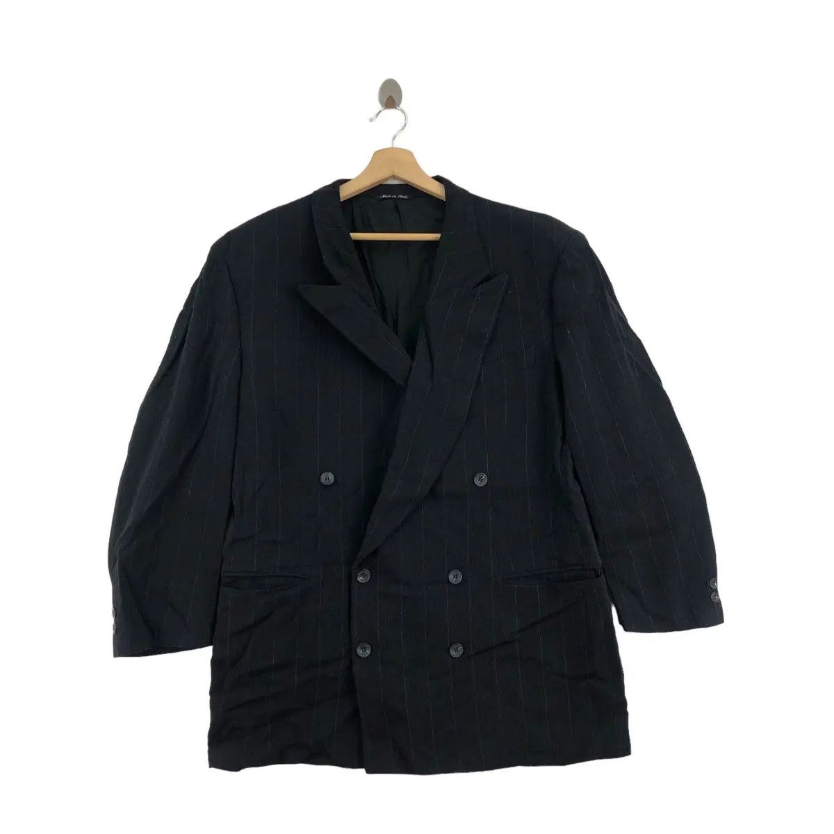 Canali Vtg CANALI PROPOSTA MARIO’S Double Breasted Blazer Pea Coat Size 44R - 1 Thumbnail