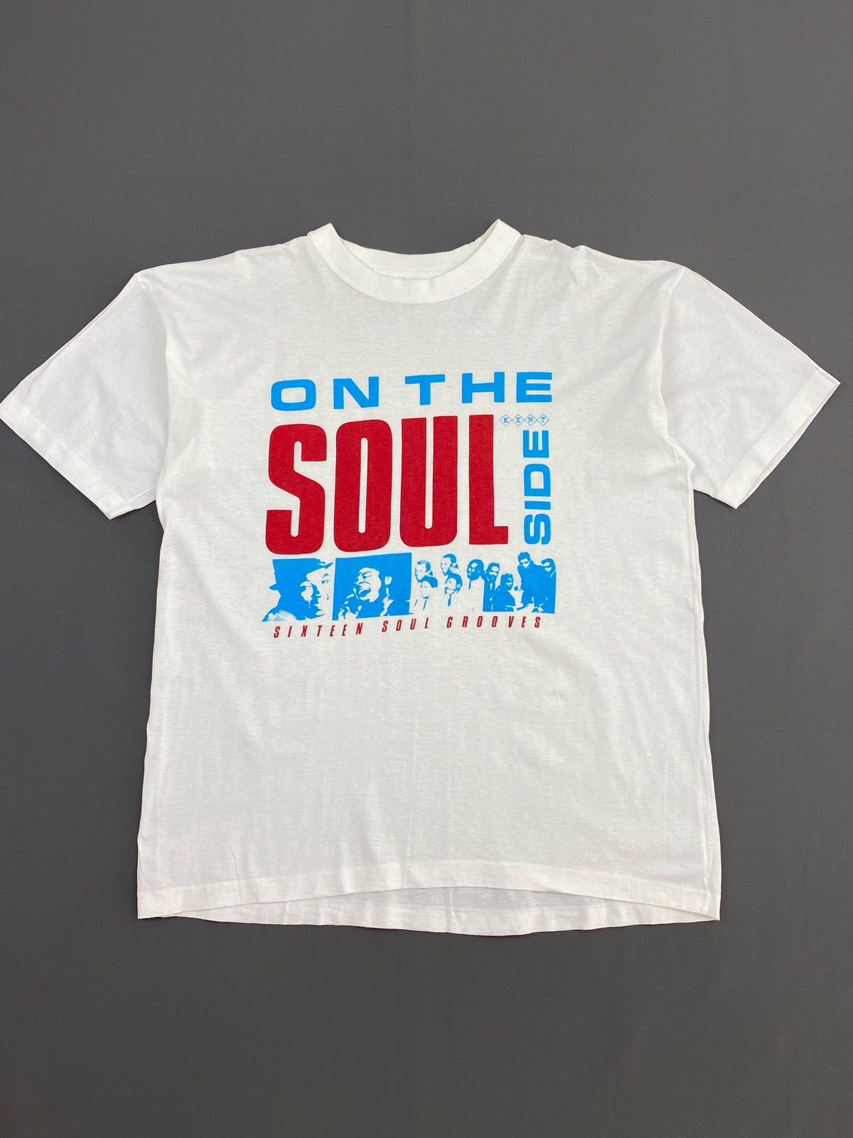 Band Tees × Vintage 1990’s Vintage Sixteen Soul Grooves Single Stitch T-Shirt Size US XL / EU 56 / 4 - 1 Thumbnail