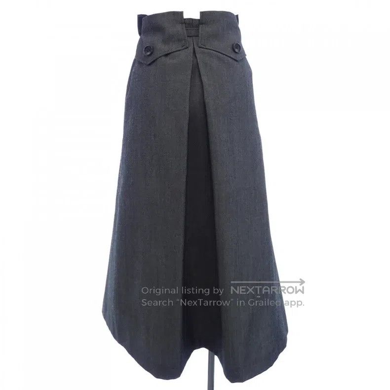 Yohji Yamamoto Yohji Yamamoto size 3 Lace-up denim dress Size 26" / US 2 / IT 38 - 2 Thumbnail