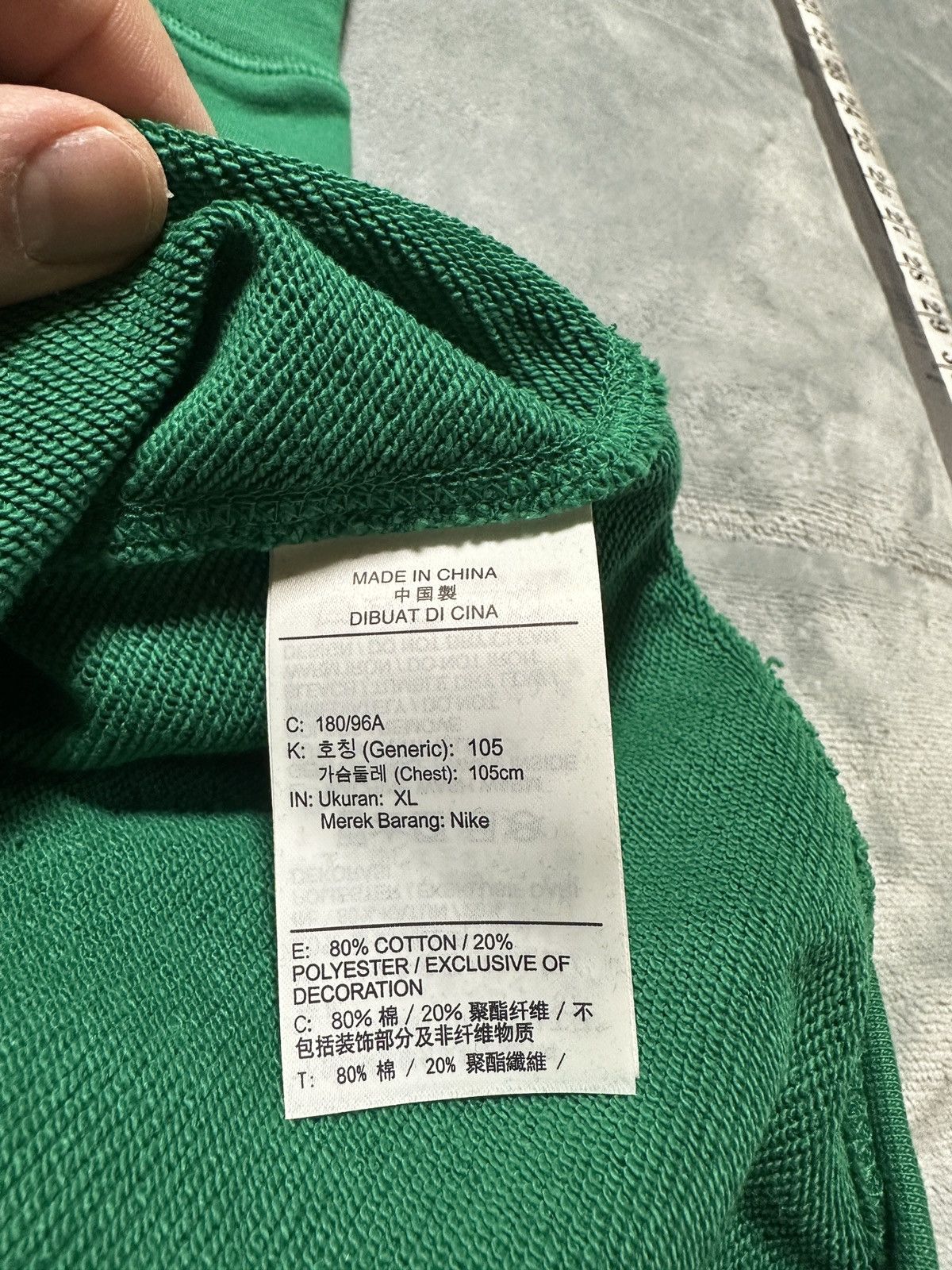 Nike New Nike Club French Terry Men’s Sweatshirt FZ0765-365 Size US XL / EU 56 / 4 - 9 Thumbnail