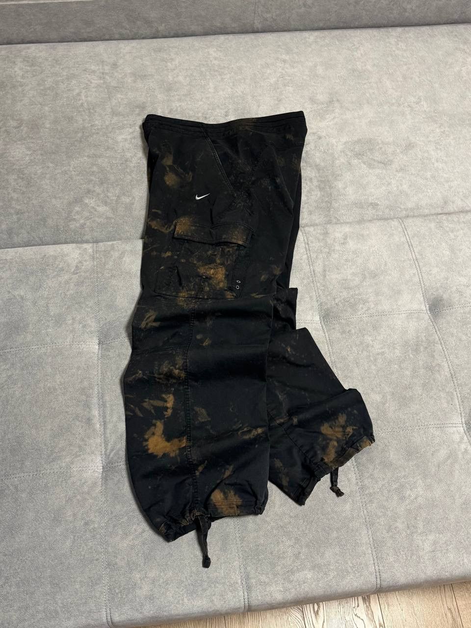 Nike Vintage Nike Baggy Y2K cargo distressed pants Size US 32 / EU 48 - 1 Thumbnail