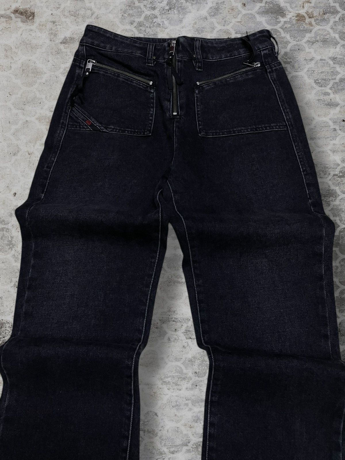 Diesel Vintage Authentic Designer Diesel D-Earlie High Waist Denim Size US 28 / EU 44 - 4 Thumbnail