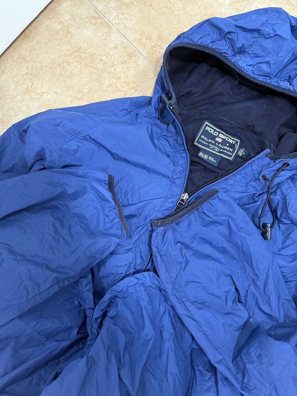 Polo Ralph Lauren Polo Ralph Lauren quarter zip windbreaker jacket vintage L Size US L / EU 52-54 / 3 - 5 Thumbnail