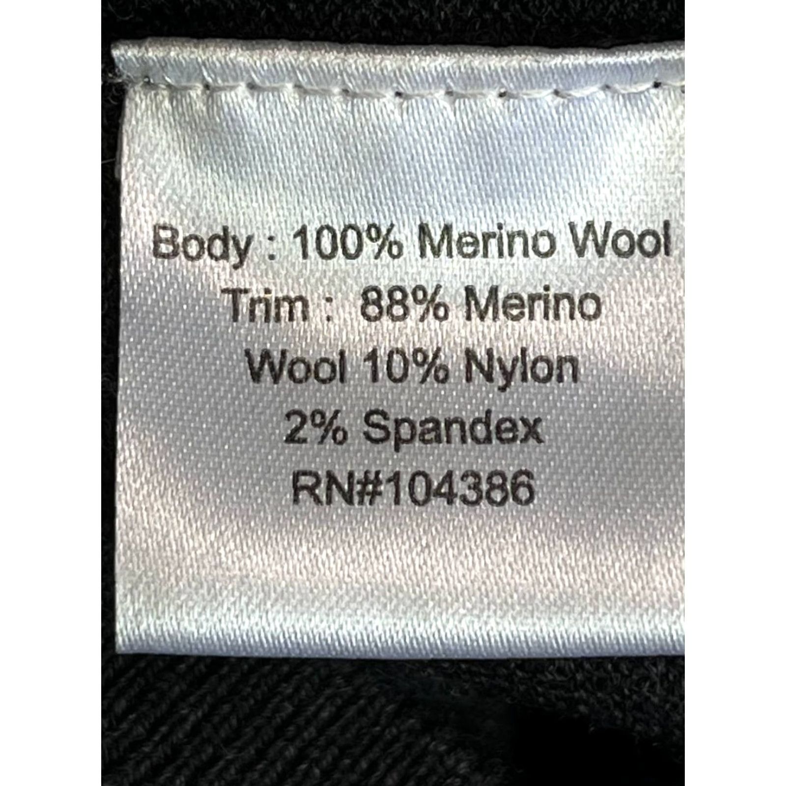 Vintage Garnet Hill Dress Merino Wool Sweater Size Small Cowl Neck Midi Black Womens Knitted Wool Dress Quiet Luxury Capsule Size S / US 4 / IT 40 - 7 Thumbnail