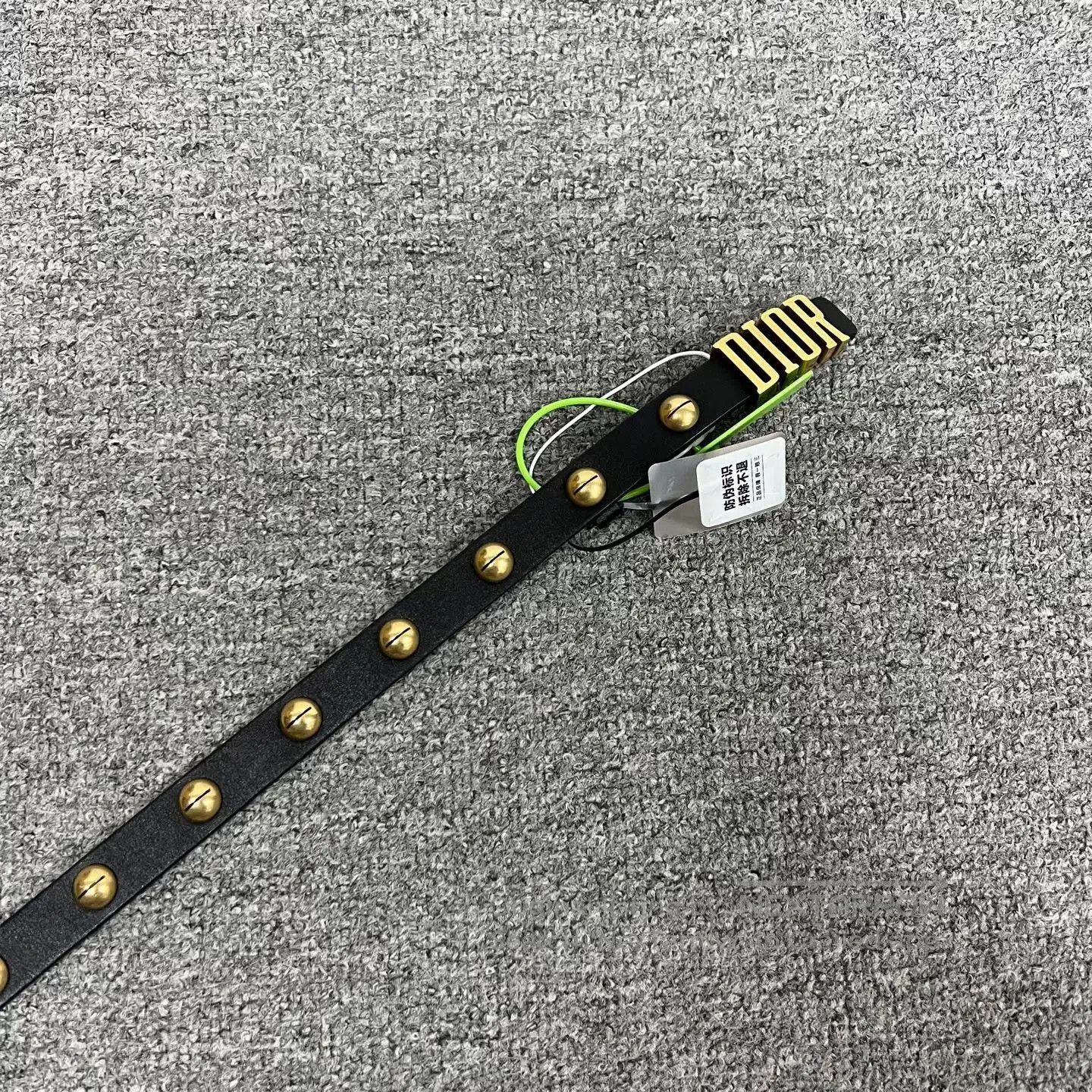 Dior Dior Logo Stud Classic Belt. Size ONE SIZE - 2 Thumbnail