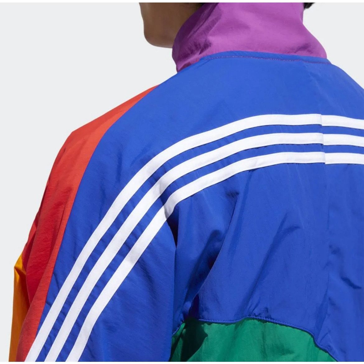 Adidas adidas originals - PRIDE OFF CENTE Sports Jacket Multi/ Sz L Size US L / EU 52-54 / 3 - 3 Thumbnail