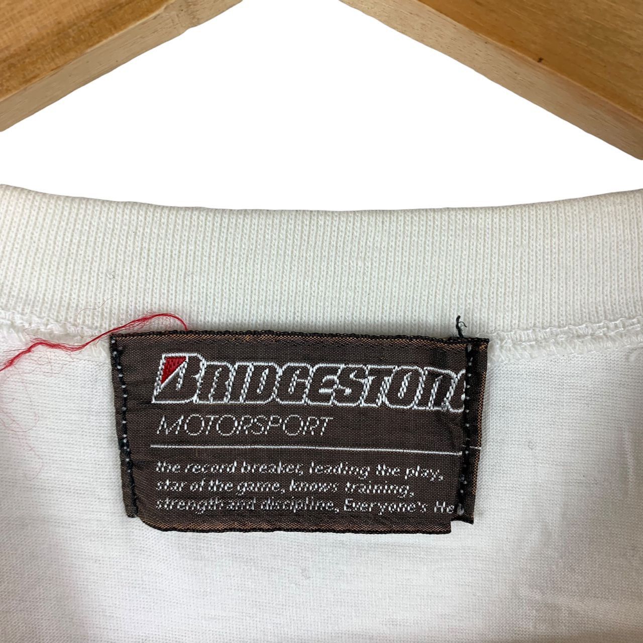 Japanese Brand Vintage BRIDGESTONE motorsport racing tee Size US S / EU 44-46 / 1 - 4 Thumbnail