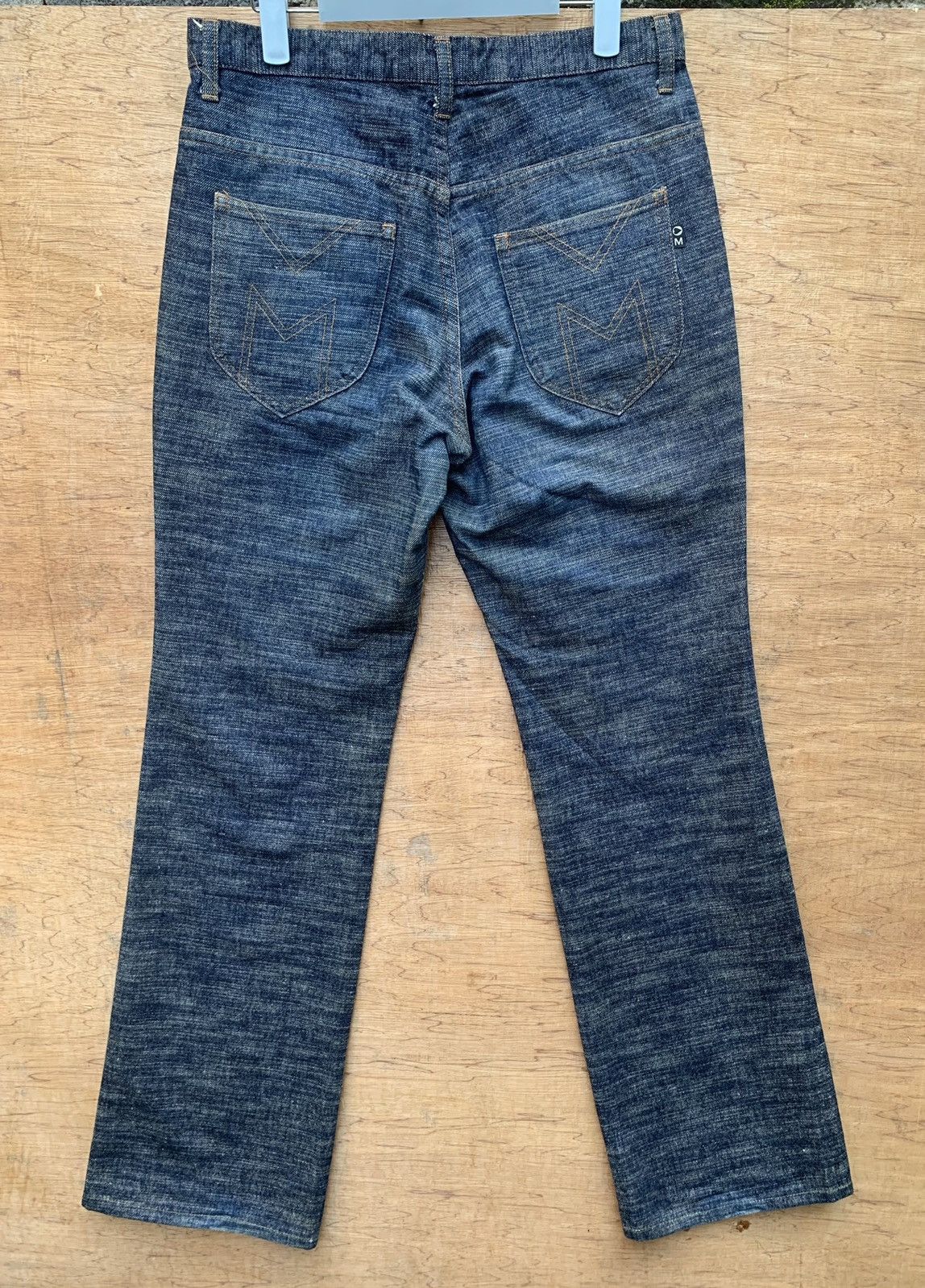 Japanese Brand 🔥🔥 MORGAN HOMME Blue Denim Jeans Size US 30 / EU 46 - 6 Thumbnail