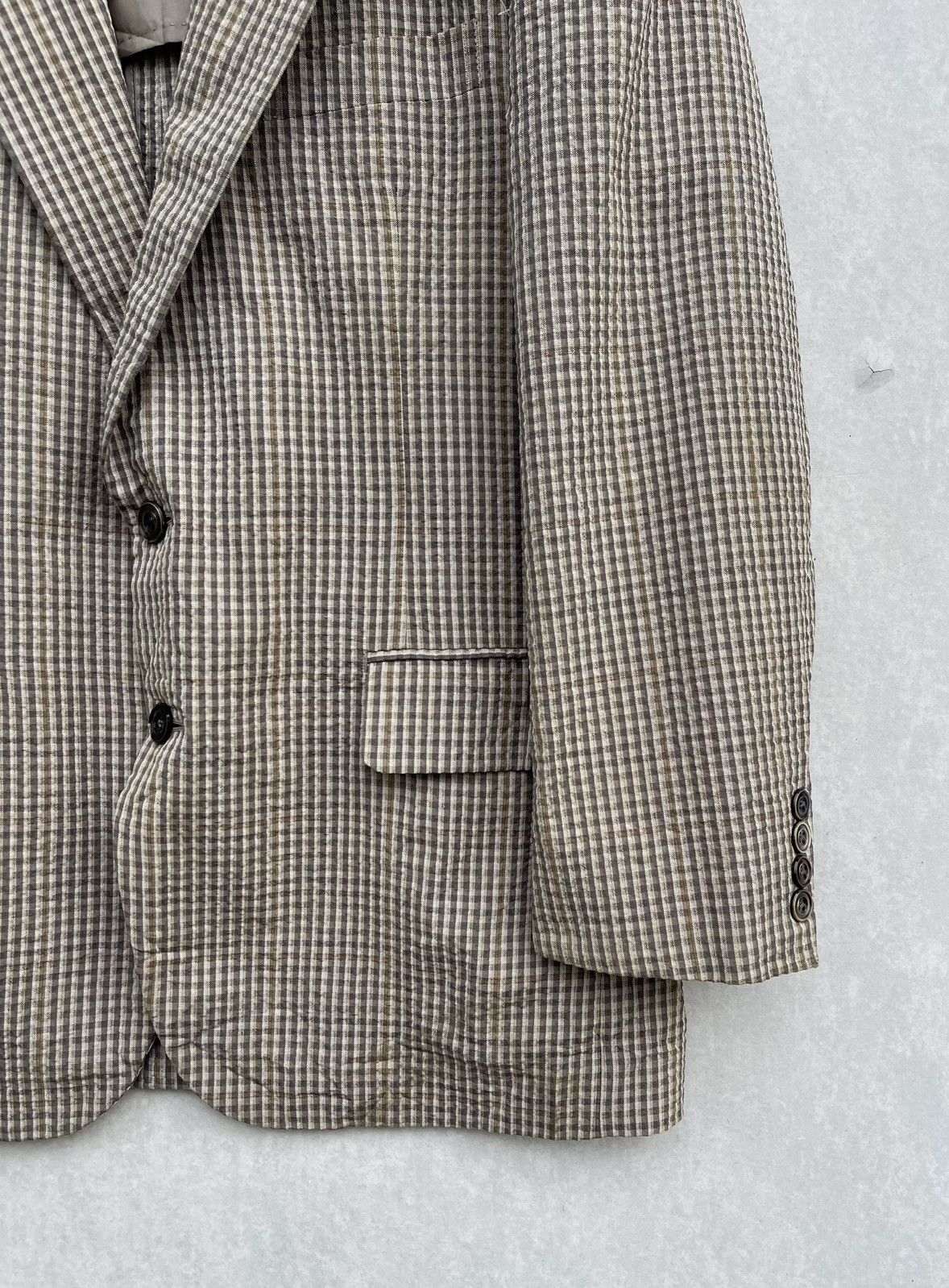 Burberry × Vintage 🔥Vintage Burberrys Men's Classic Plaid Blazer Jacket Size US M / EU 48-50 / 2 - 5 Thumbnail