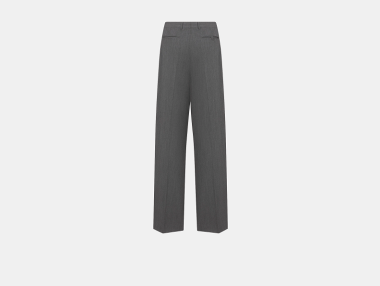 Dior o1w1db11225 513C10 Loose Pant in Gray Size US 32 / EU 48 - 2 Thumbnail