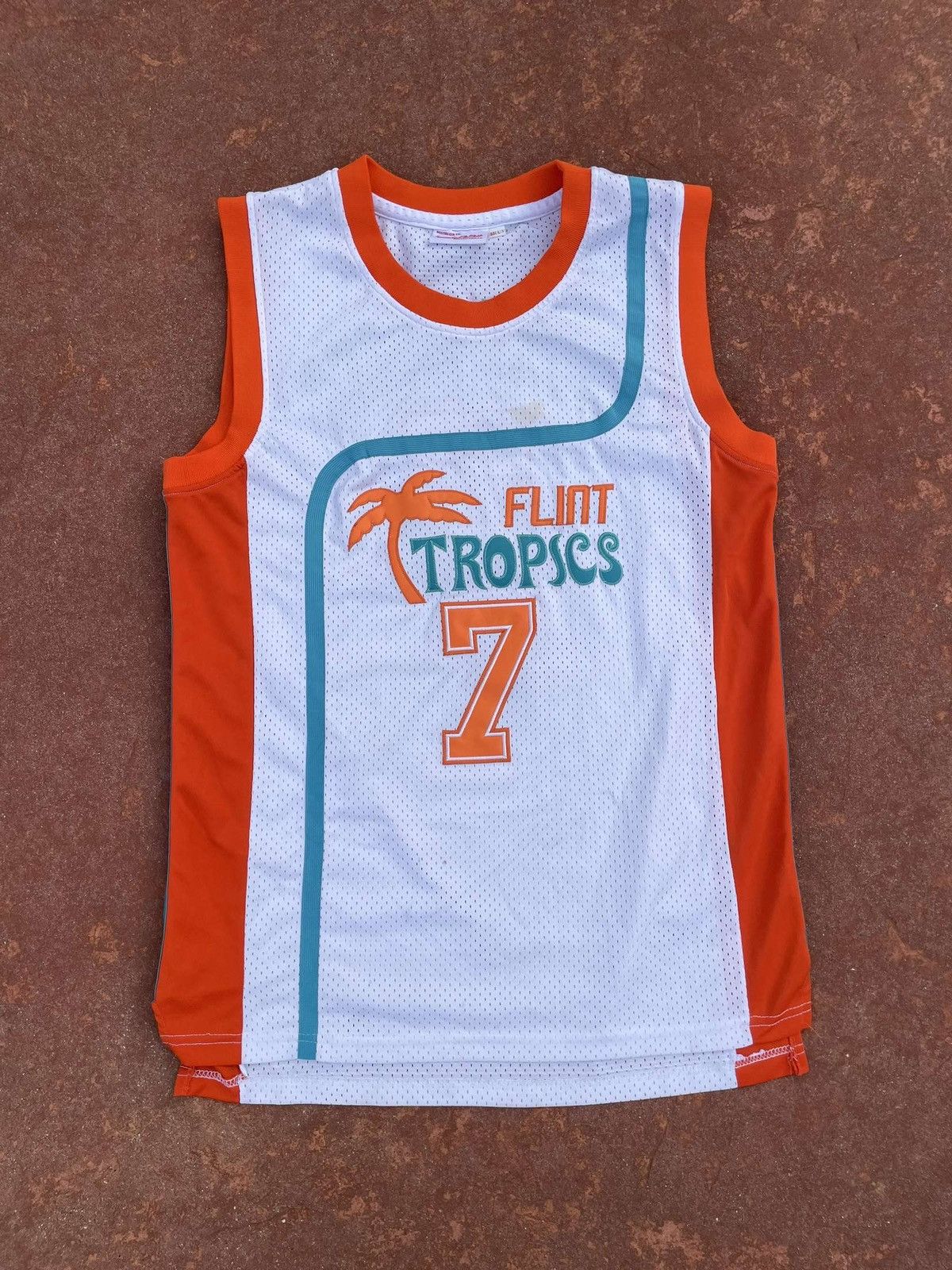 Mitchell & Ness Vintage Y2K Flint Tropics Will Ferrel Coffee Black Jersey Size US L / EU 52-54 / 3 - 1 Thumbnail