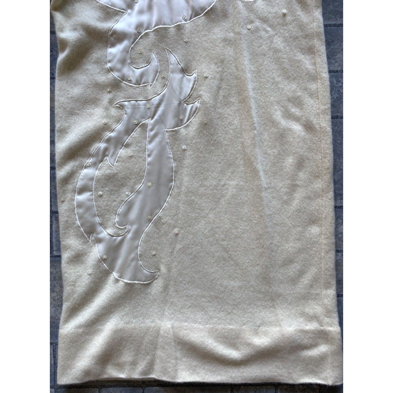 Vintage VINTAGE Outlander Dress Wool Angora Women’s M White 1980s Hong Kong Made In Hong Kong Dress Womens M White Outlander Size M / US 6-8 / IT 42-44 - 2 Thumbnail