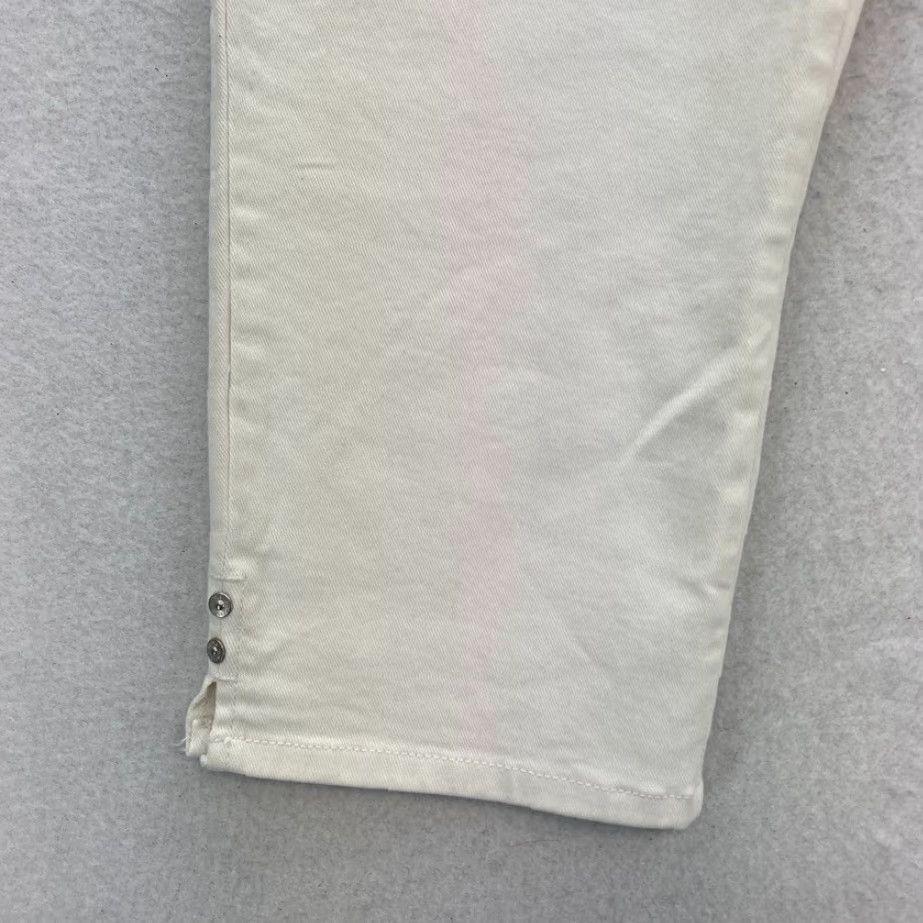 Gloria Vanderbilt Gloria Vanderbilt Amanda Capri Jeans Women's 6 White Stretch Denim Heritage Slim NWT Size ONE SIZE - 4 Thumbnail
