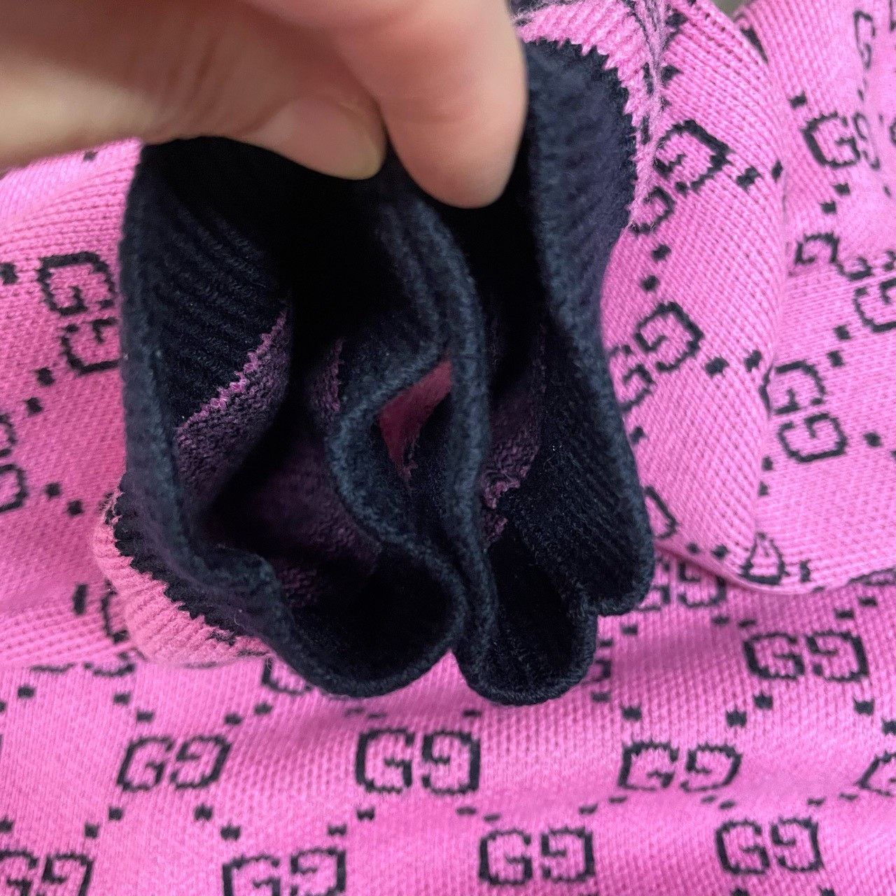 Gucci Gucci Pink full-print knitted sweater 2501-Nextarrow Size US S / EU 44-46 / 1 - 4 Thumbnail