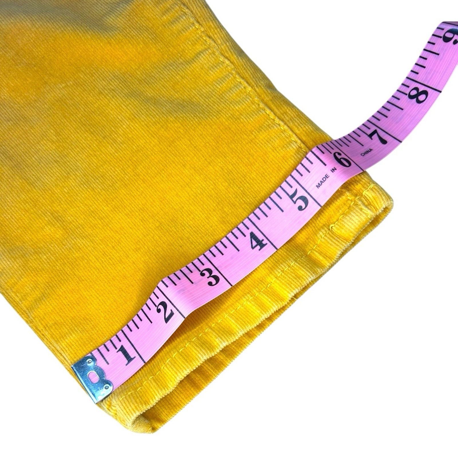 The Unbranded Brand Orange Edyson Corduroy Pants 30S Skinny Fit | Men's | Size US 30 / EU 46 - 7 Thumbnail