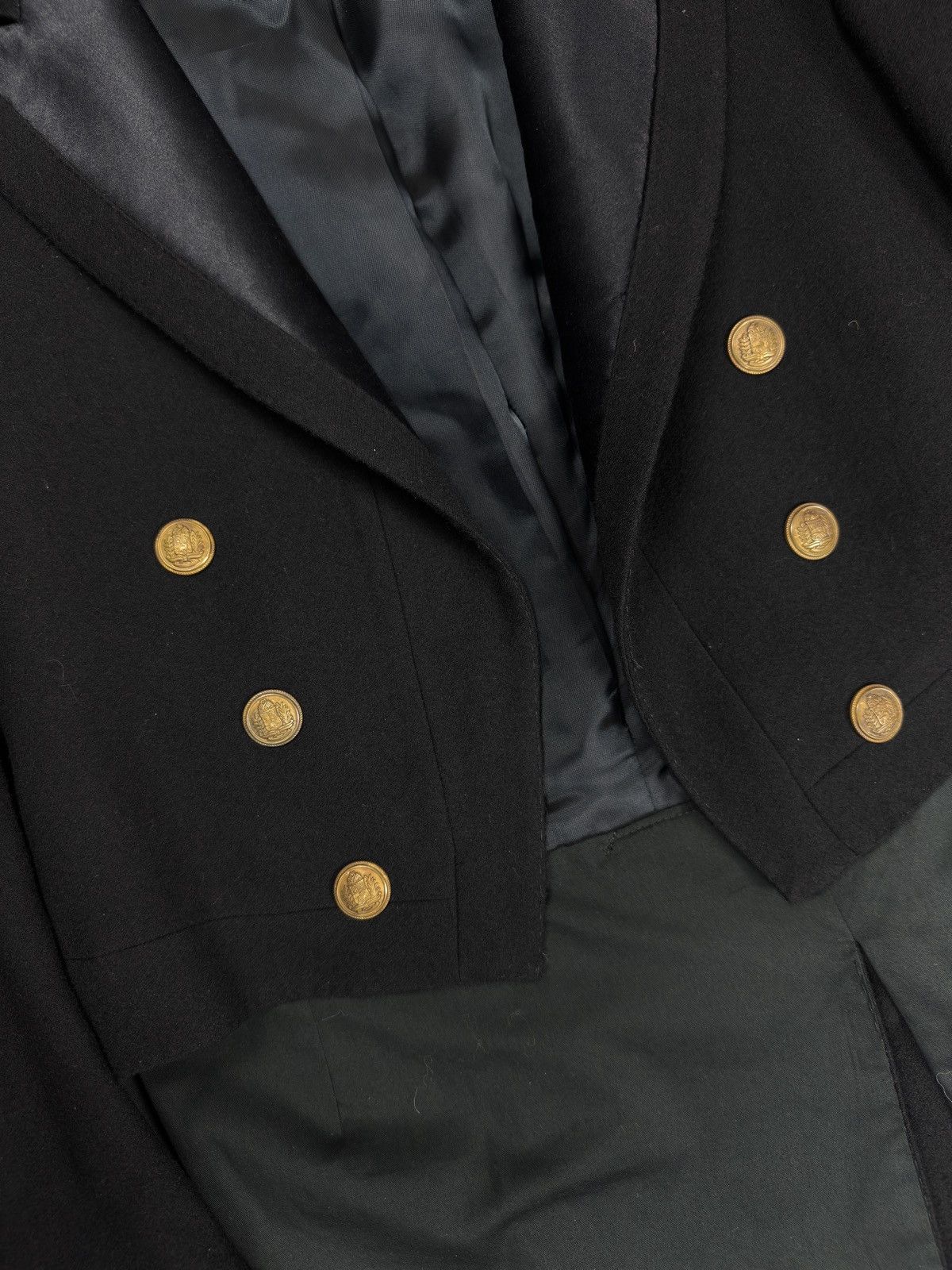 Dries Van Noten Dries Van Noten - Black Tailcoat Size 50S - 3 Thumbnail