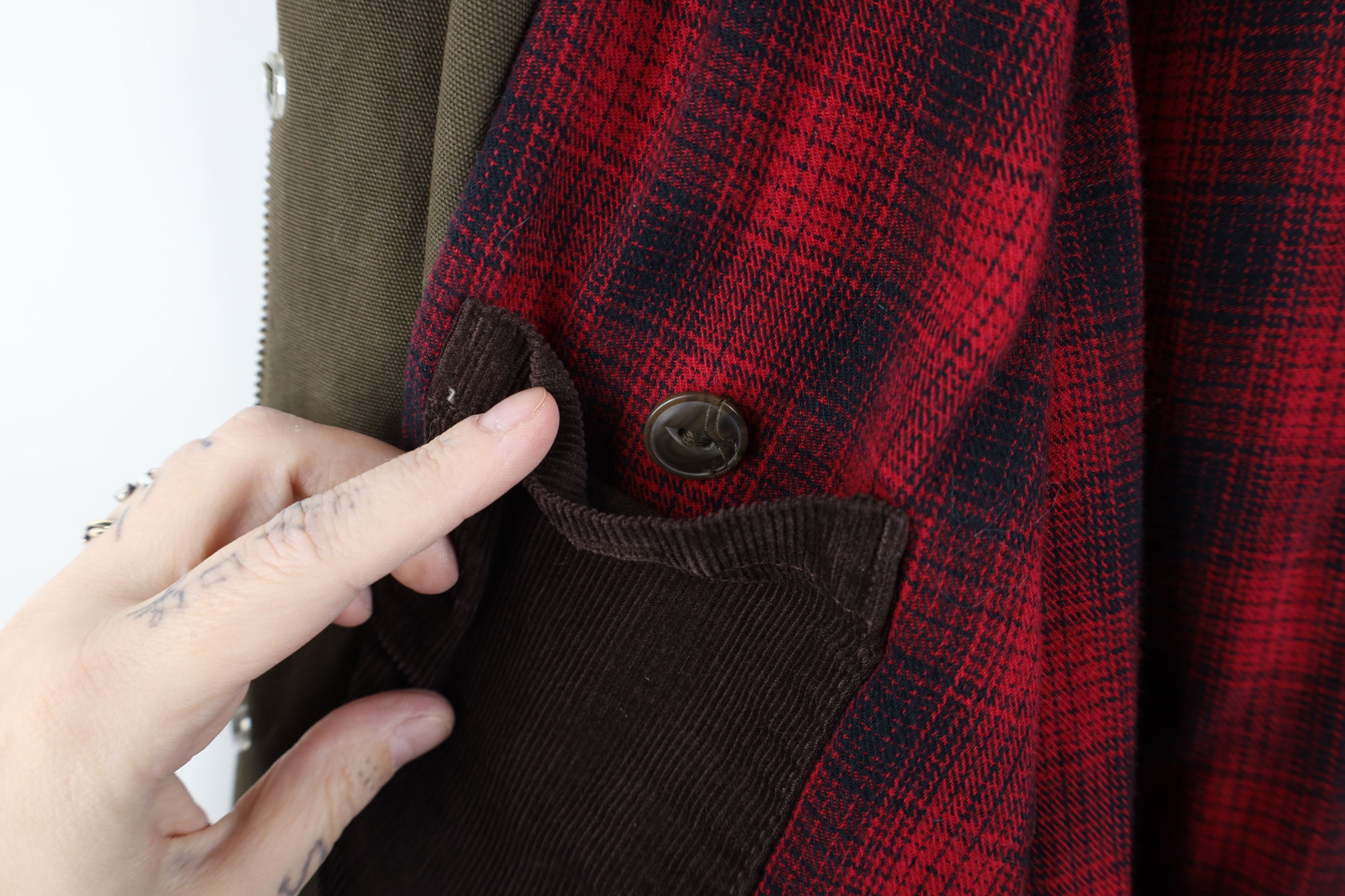 Orvis Vintage Orvis Flannel Lined Chore Barn Jacket Green Cotton Size US XL / EU 56 / 4 - 11 Thumbnail