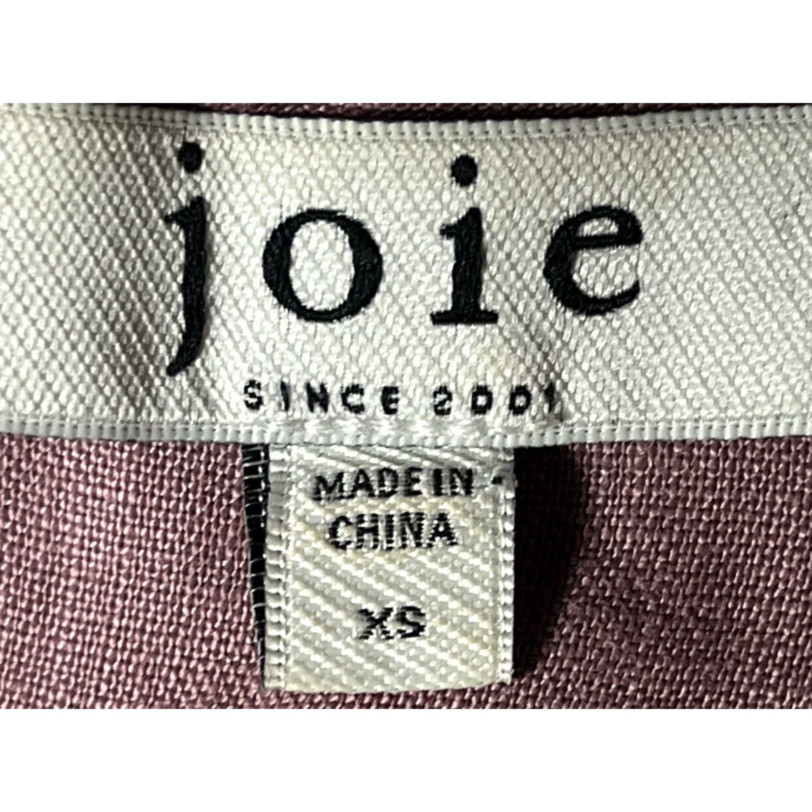 Joie JOIE Pink Linen Top Blouse 100% Linen Short Sleeve Oversized Women XS XS Small Clothing Ladies Womens) Size XS / US 0-2 / IT 36-38 - 6 Thumbnail