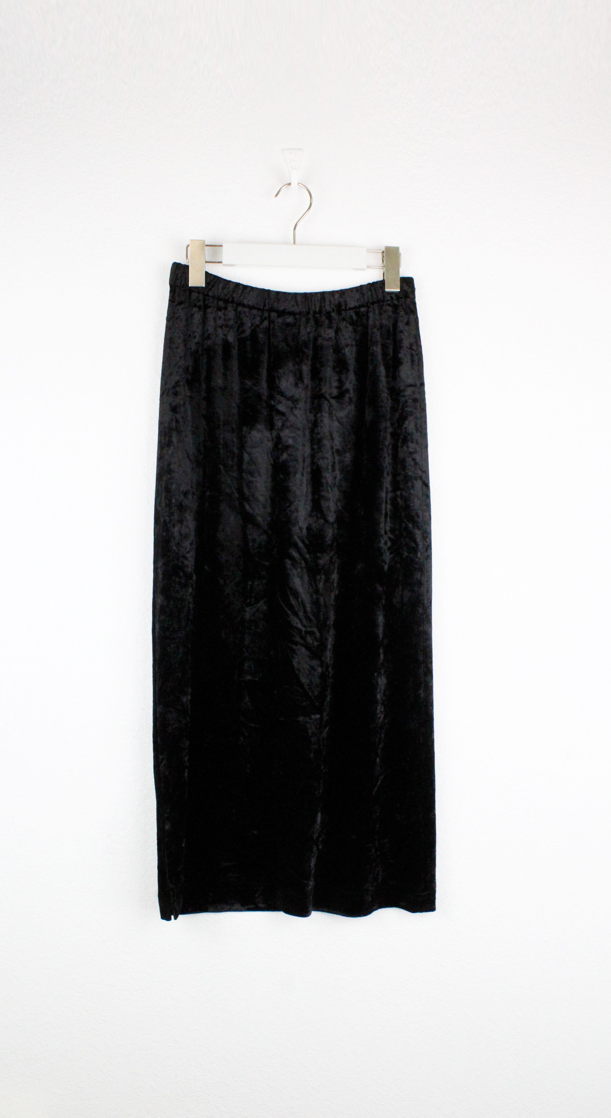 Comme des Garcons Archive Comme des Garcons Wmns Velour Rayon Long Skirt Size 27" / US 4 / IT 40 - 3 Thumbnail