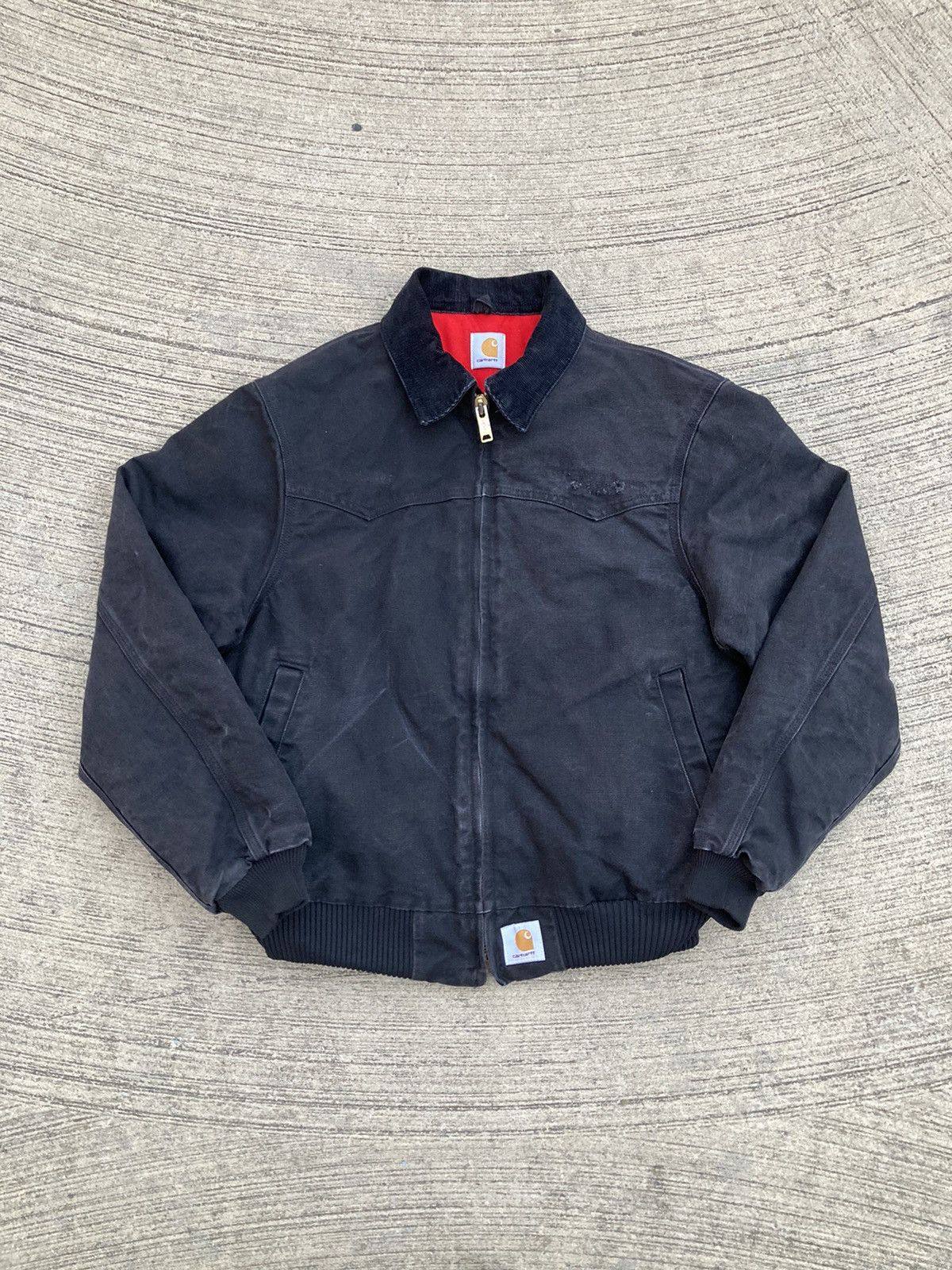 USA製　カーハート　サンタフェジャケット　ブラック　神フェード　JQ2105 Carhartt/カーハート】サンタフェ ジャケット | 古着屋KAKAVAKA