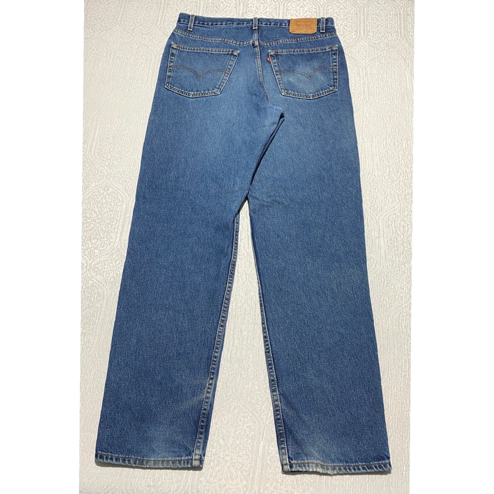 Levi's VINTAGE Levi's 550 Jeans Men W38 L34 Blue Denim Relaxed Fit 5-Pocket Straight Pants Size US 38 / EU 54 - 2 Thumbnail