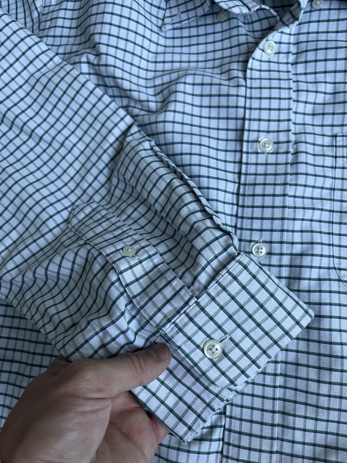 L.L. Bean × Vintage Vintage L.L. Bean Button Up Long Sleeve Wrinkle-Free Size US L / EU 52-54 / 3 - 4 Thumbnail