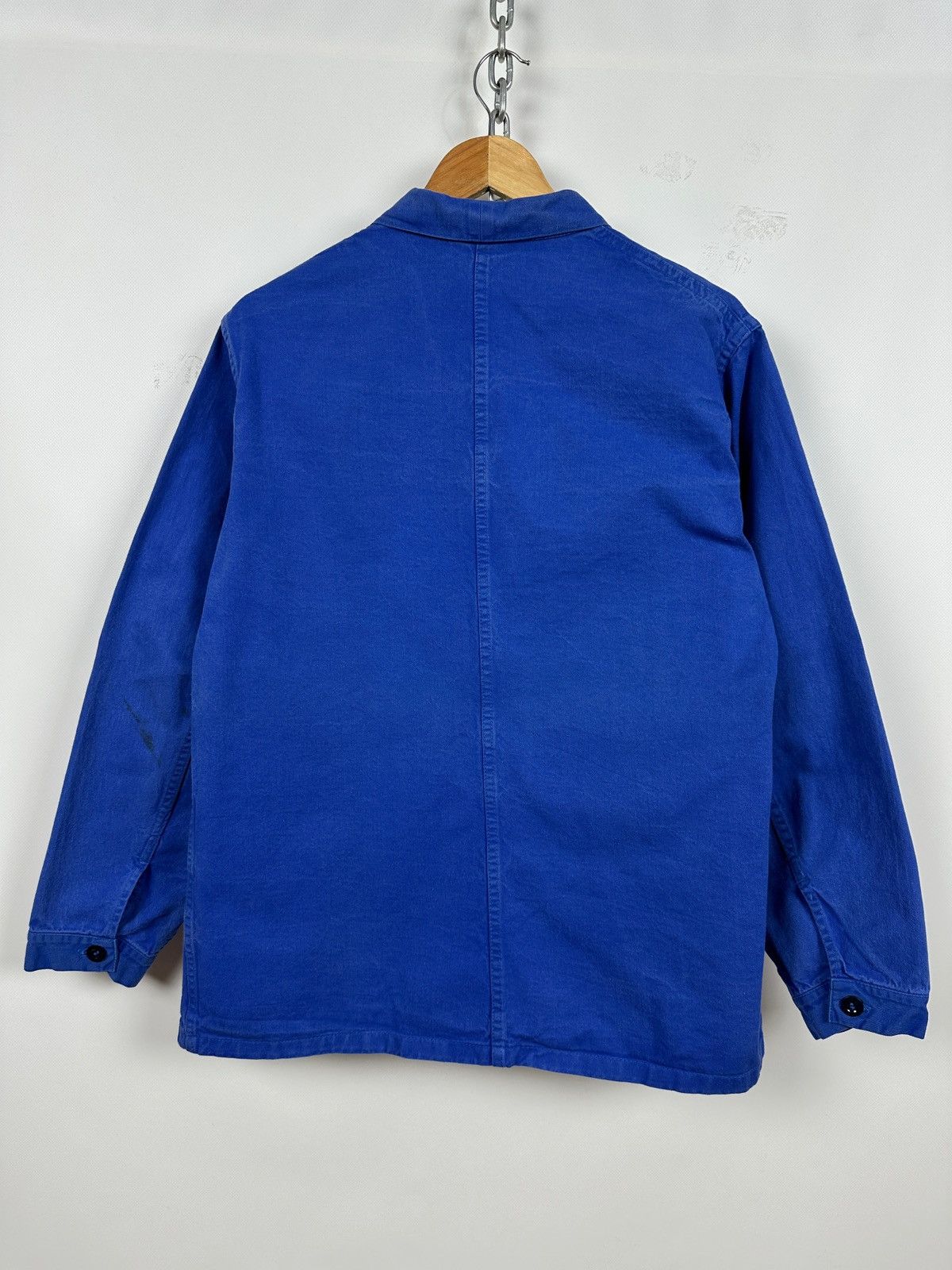 Le Laboureur 80s Vintage Lutteurs French Workwear Sanfor Chore Jacket Size US M / EU 48-50 / 2 - 2 Thumbnail