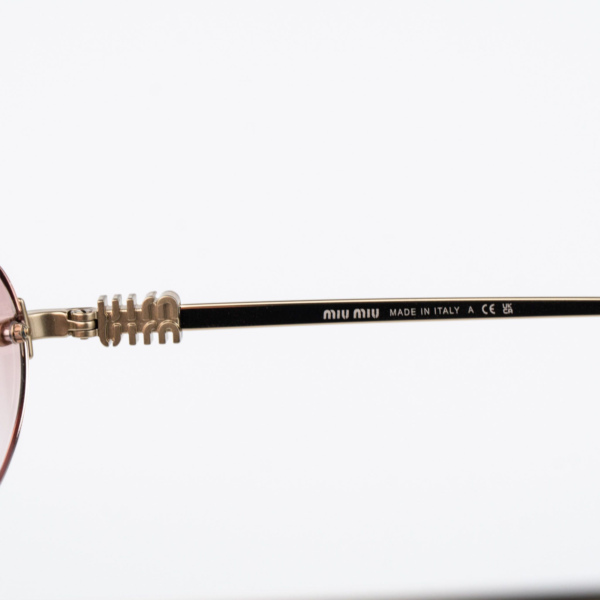 Miu Miu Miu Miu Women Sunglasses Oval MUA54S ZVN70O NEW AUTHENTIC Size ONE SIZE - 9 Thumbnail