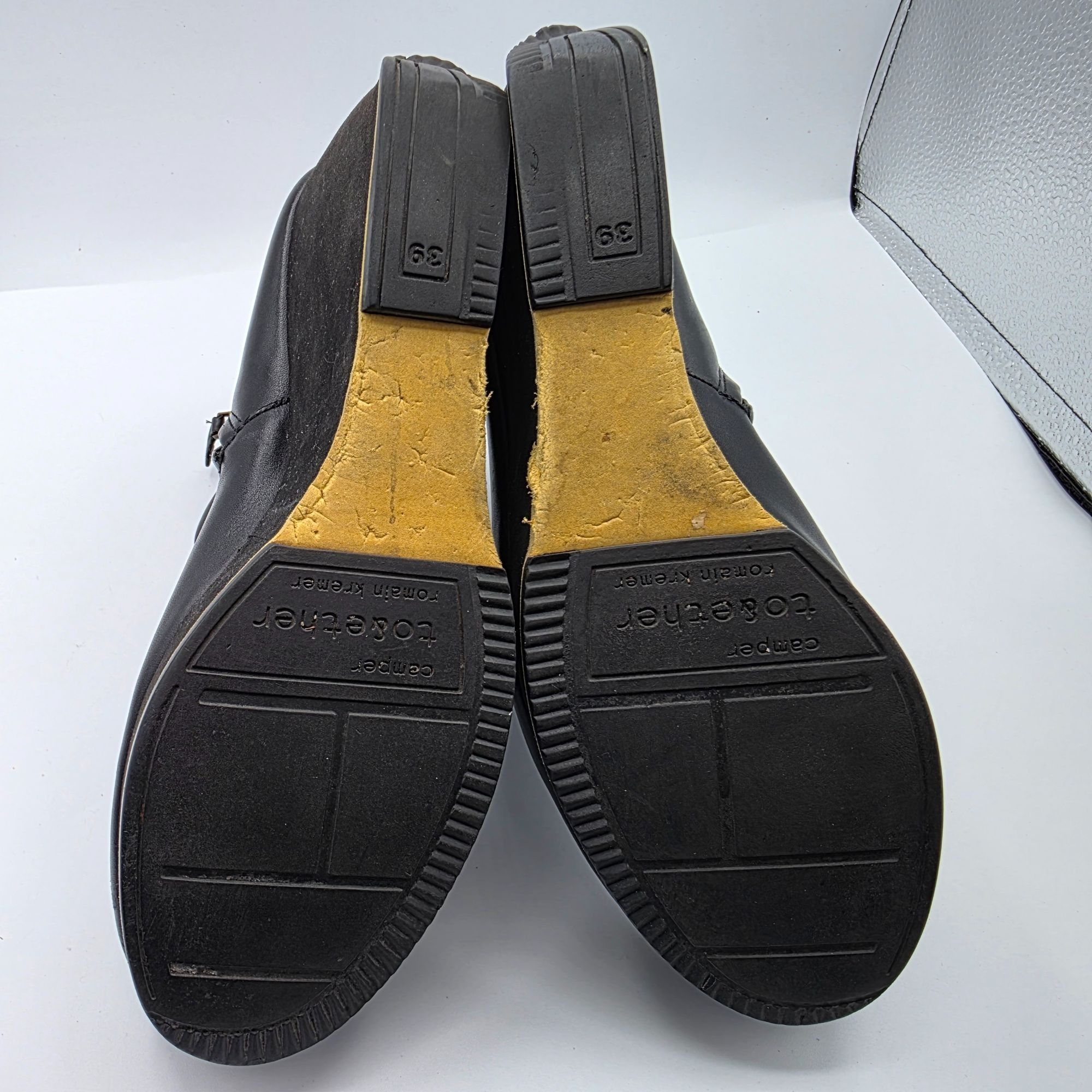 Camper Camper Together Romain Kremer Womens Size 8.5 Black Wedge Bo Size US 8.5 / IT 38.5 - 7 Thumbnail