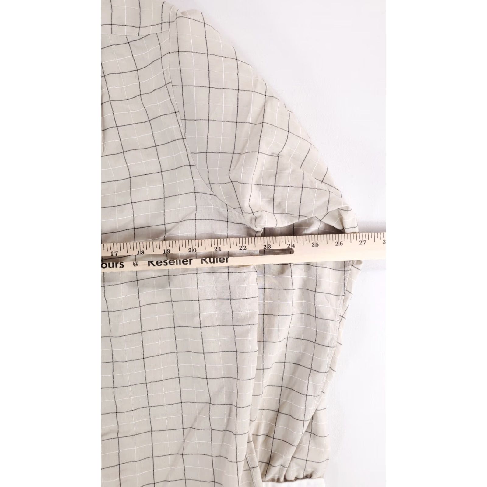 Turnbull & Asser Turnbull & Asser Button Up Dress Shirt Check Plaid Mens 15.5-33 Multicolor Long Sleeve Monogram Size 42R - 6 Thumbnail