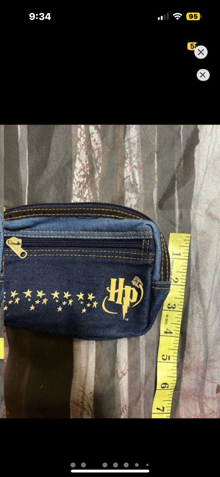 Vintage ***FINAL DROP***RARE 2001 HARRY POTTER LINED MINI WALLET O/S Size ONE SIZE - 3 Thumbnail