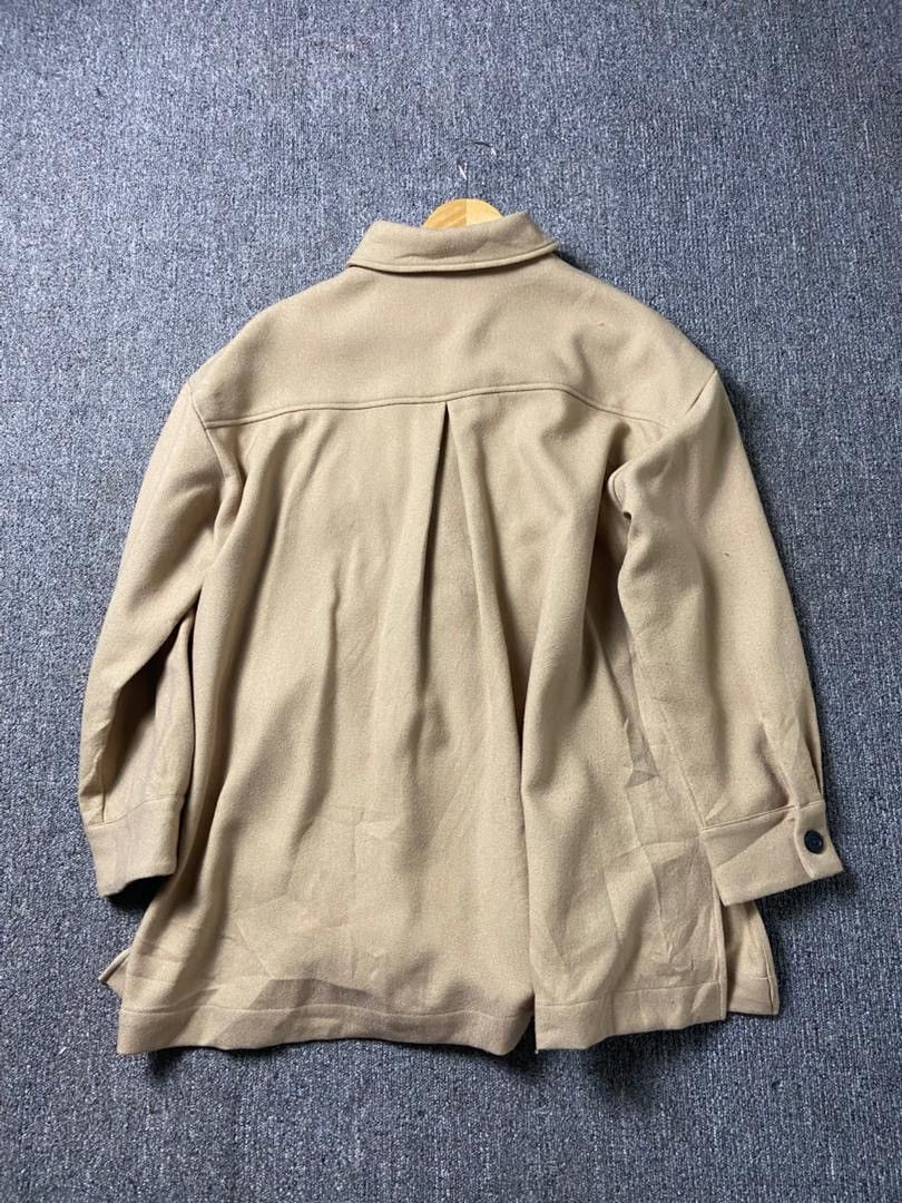 Japanese Brand United Tokyo Wool Blend Baggy Style Shirt (201) Size US S / EU 44-46 / 1 - 2 Thumbnail