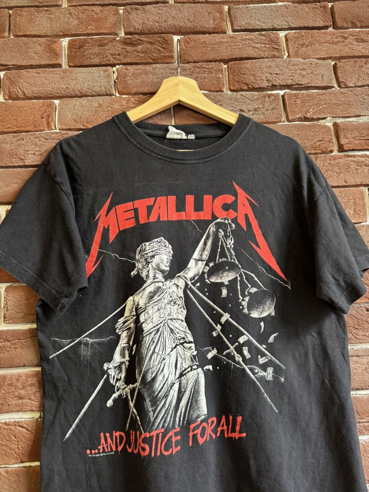 Band Tees Metallica Y2k Vintage Band Tee Nad Justice for all Metal M Size US M / EU 48-50 / 2 - 4 Thumbnail