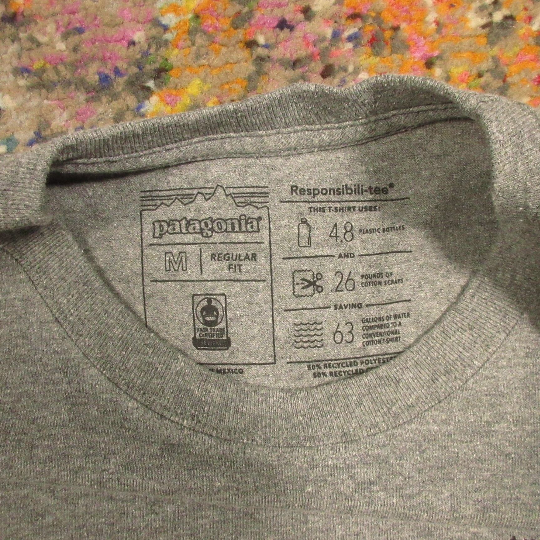 Patagonia Patagonia Shirt Mens M Long Sleeve Crew Logo All Seasons Outdoor Easy Care Gray Cotton Blend T-Shirt 2010-2019 Size US M / EU 48-50 / 2 - 2 Thumbnail