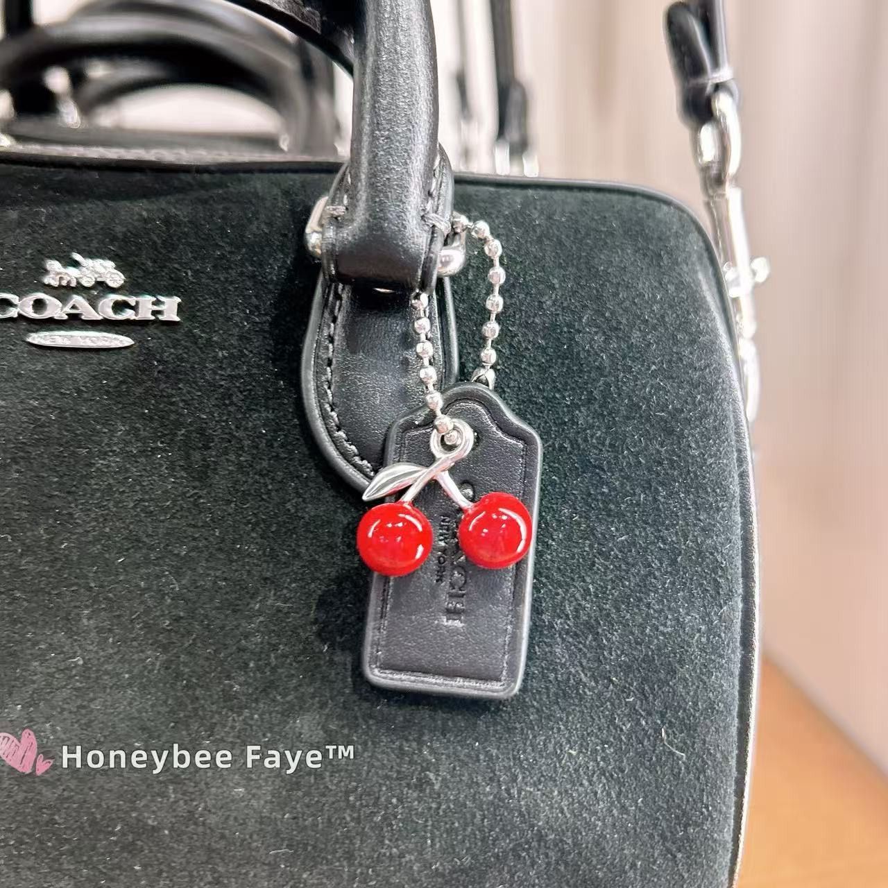 Coach NWT Coach Mini Rowan Crossbody Bag With Cherry Charm CDC93 Size ONE SIZE - 4 Thumbnail